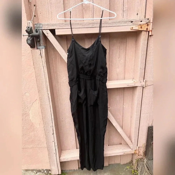 Theory Silk Black Jumpsuit - Picture 4 of 6